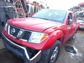 2008 NISSAN FRONTIER SE CREW RED 4.0L AT 2WD A19937